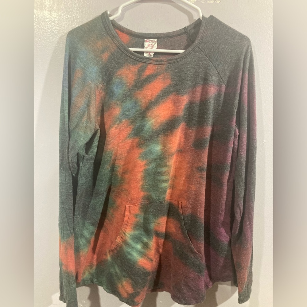 No Boundaries Tie dye long sleeve shirt